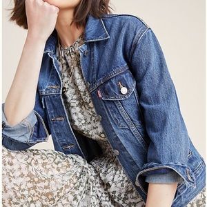 NWT Levi’s Ex-Boyfriend Denim Trucker Jacket